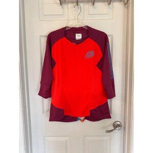 Troy Lee Designs Orange Moto Cross / Mountain Biking Jersey Size Large